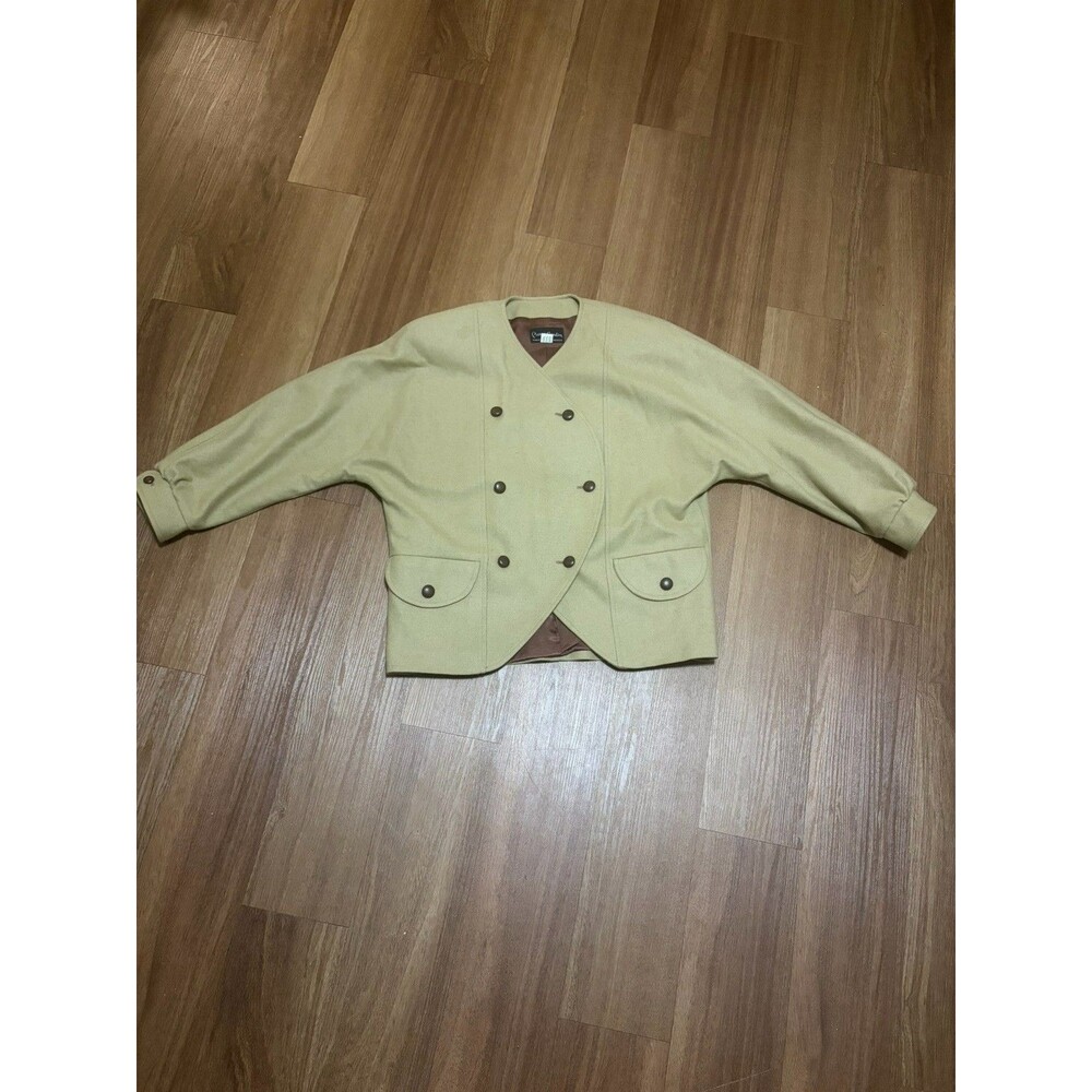 Vintage Avant Garde Pierre Cardin Wool Double Breasted Short Jacket Size Large